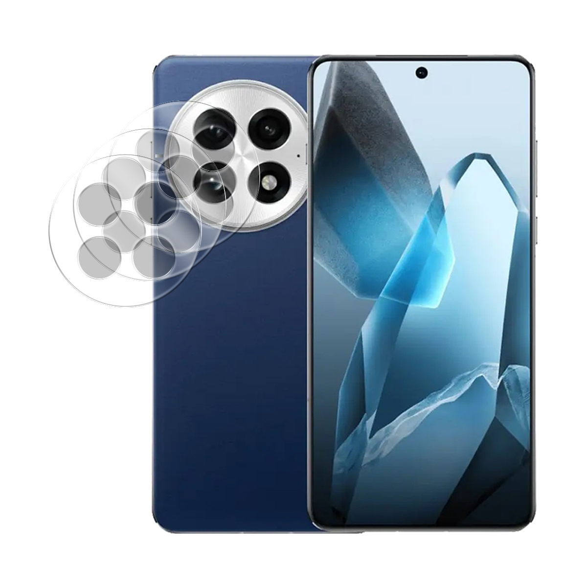 Lot De 3 Verre Trempé Pour Oneplus 13r 5g+ Lot De 3 Verre Trempé Protecteur D'objectif Camera Arrière -visiodirect