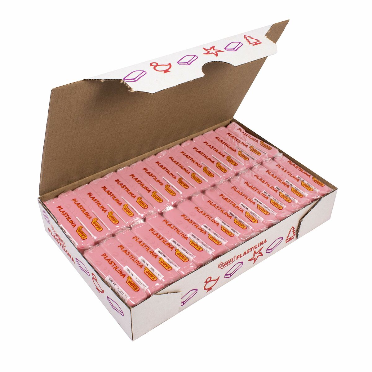 Pâte À Modeler Jovi Rose (30 Unités)
