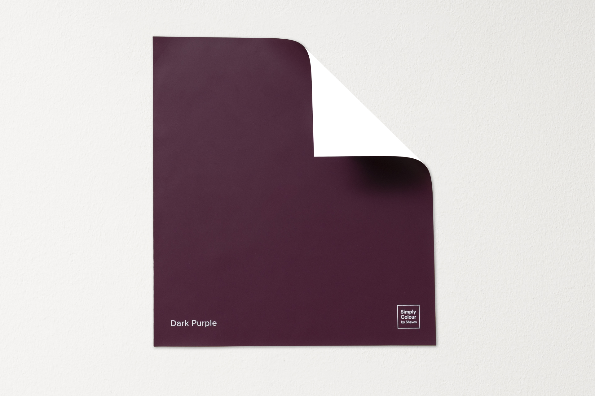 Simply Colour Peel + Stick Swatch - Dark Purple