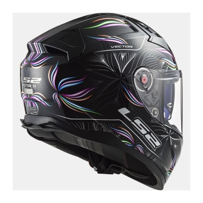 Casque Intégral - Vector Ii Tropical - Noir Et Blanc