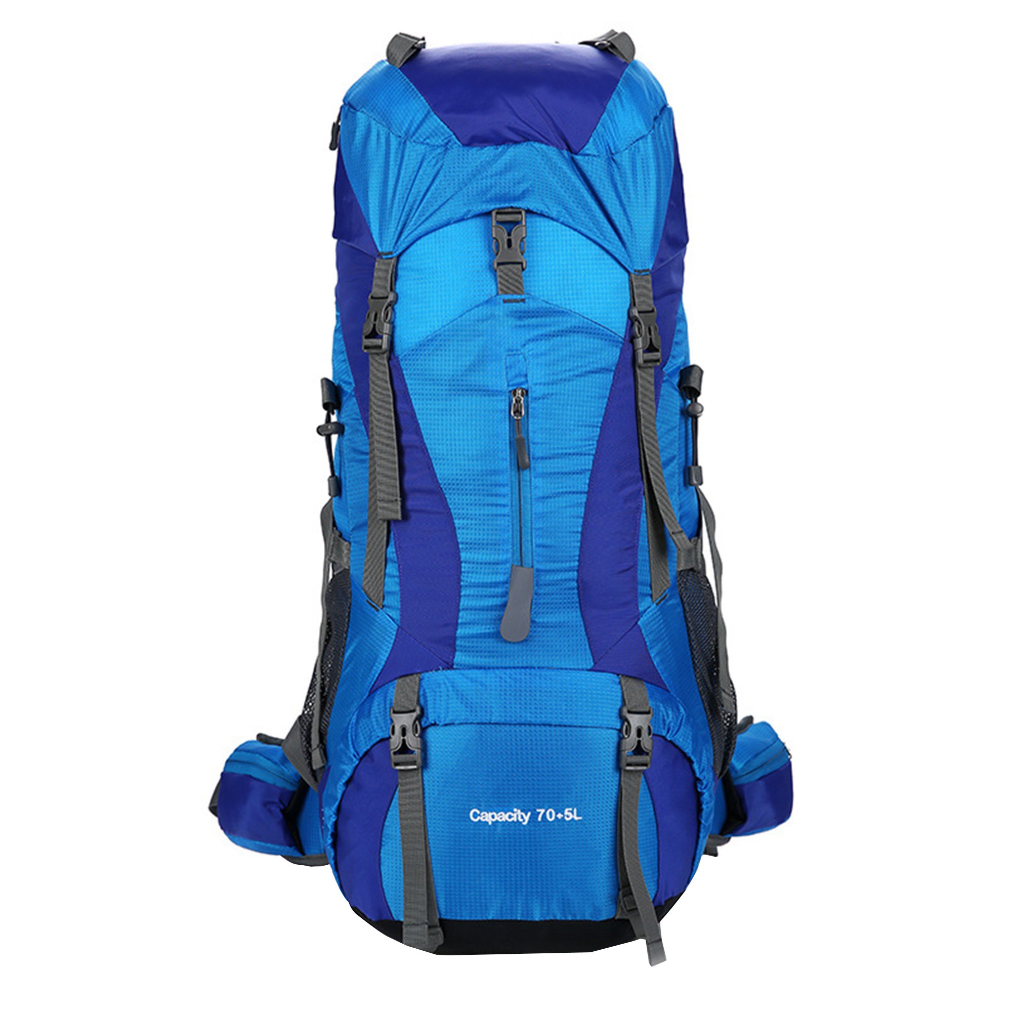 75L Outdoor Camping Backpack - Blue