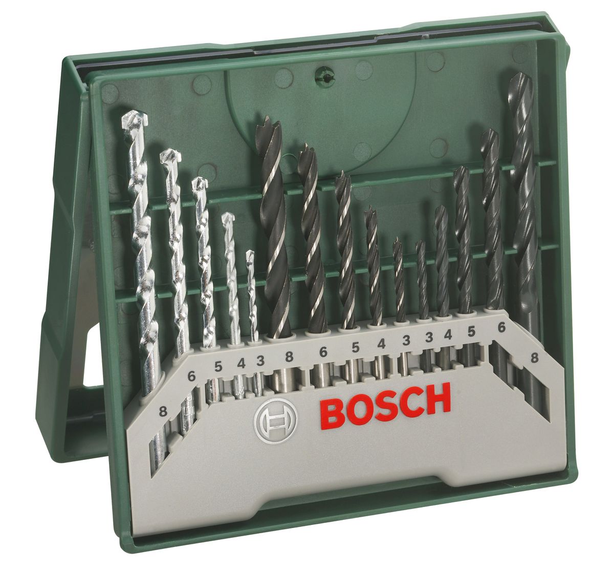 Bosch - 15 - Piece Mini-X-Line Mixed Accessory Set - Green