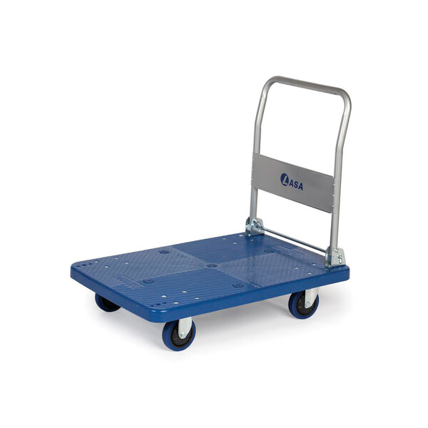 FLATBED PUSH CART WITH 360 DEGREE SWIVEL WHEELS 200KG