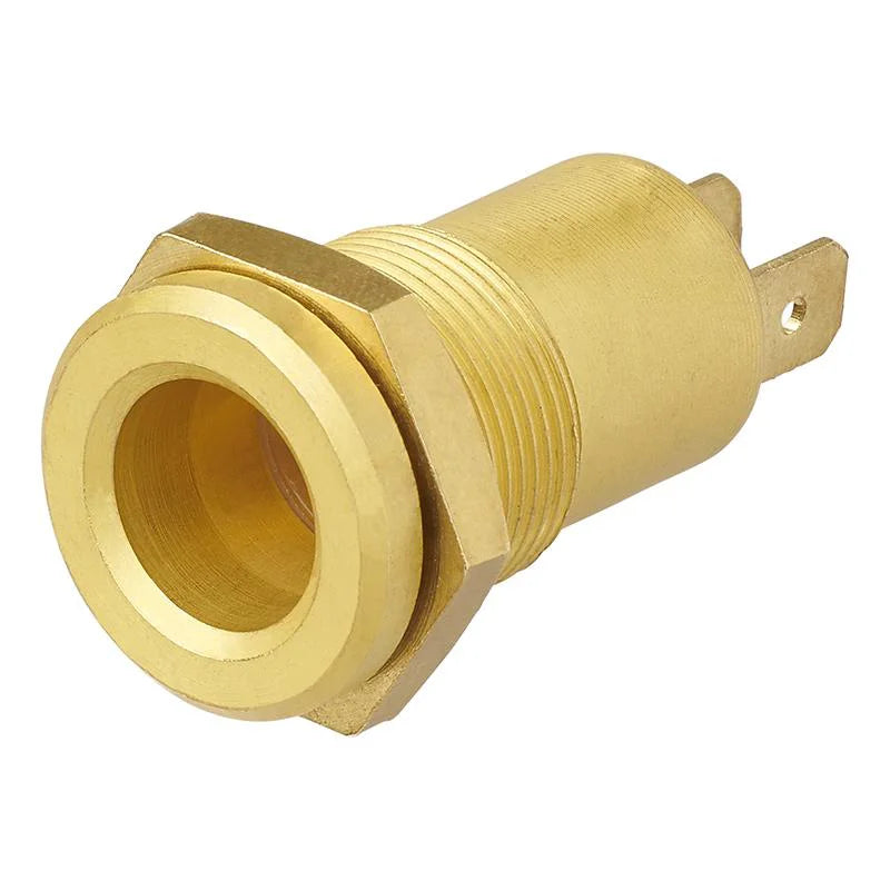 Prise À Encastrer Din 12v Laiton Dans Blister