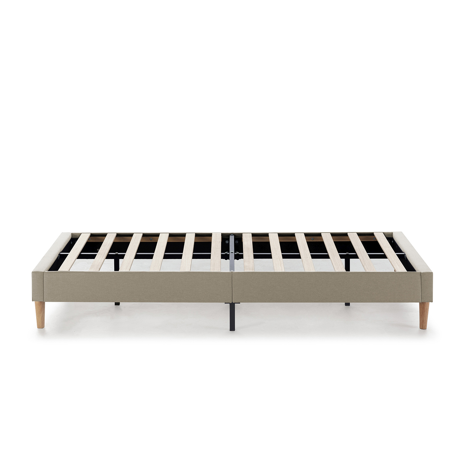Sommier Tapissier Aura 90x190 Cm  Beige, Hauteur 30 Cm