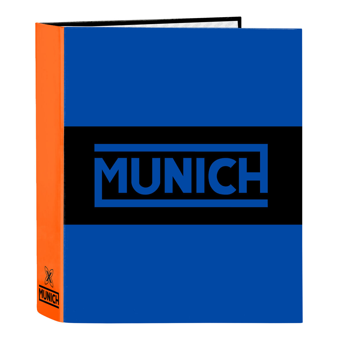 Reliure À Anneaux Munich Submarine Bleu Électrique A4 27 X 33 X 6 Cm