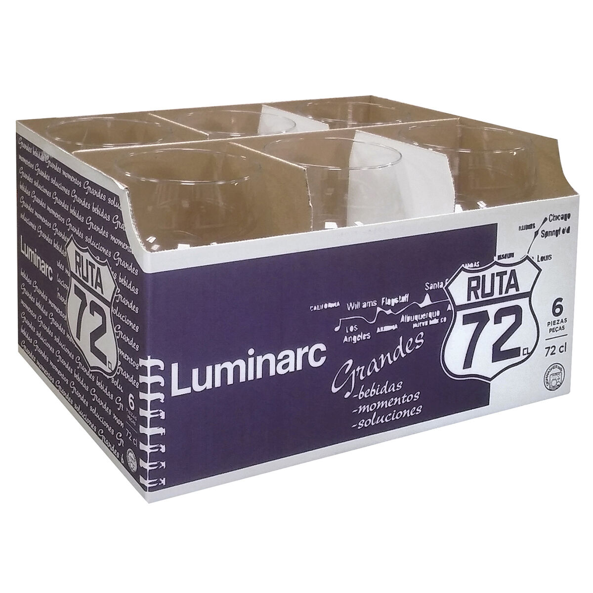 Verre De Vin Luminarc Transparent Verre (720 Ml) (6 Unités)
