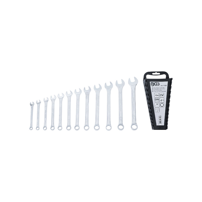 Jeu De Clés Mixtes Bgs Technic - 8-12 Mm - 12 Pcs - 71022