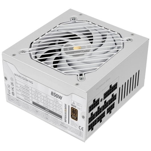 Mars Gaming Mpb850sim Fuente Alimentación Modular Atx 850w 80 Plus Bronze Blanco
