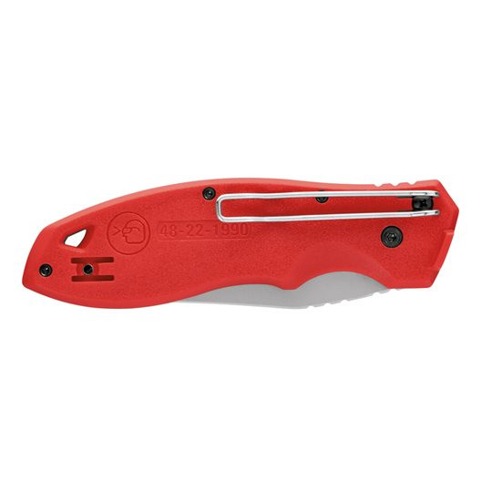 Milwaukee Couteau Pliant Fastback - Lame Acier Inoxydable 3 Pouces - Ouverture Une Main - Pour Pros Et Bricoleurs