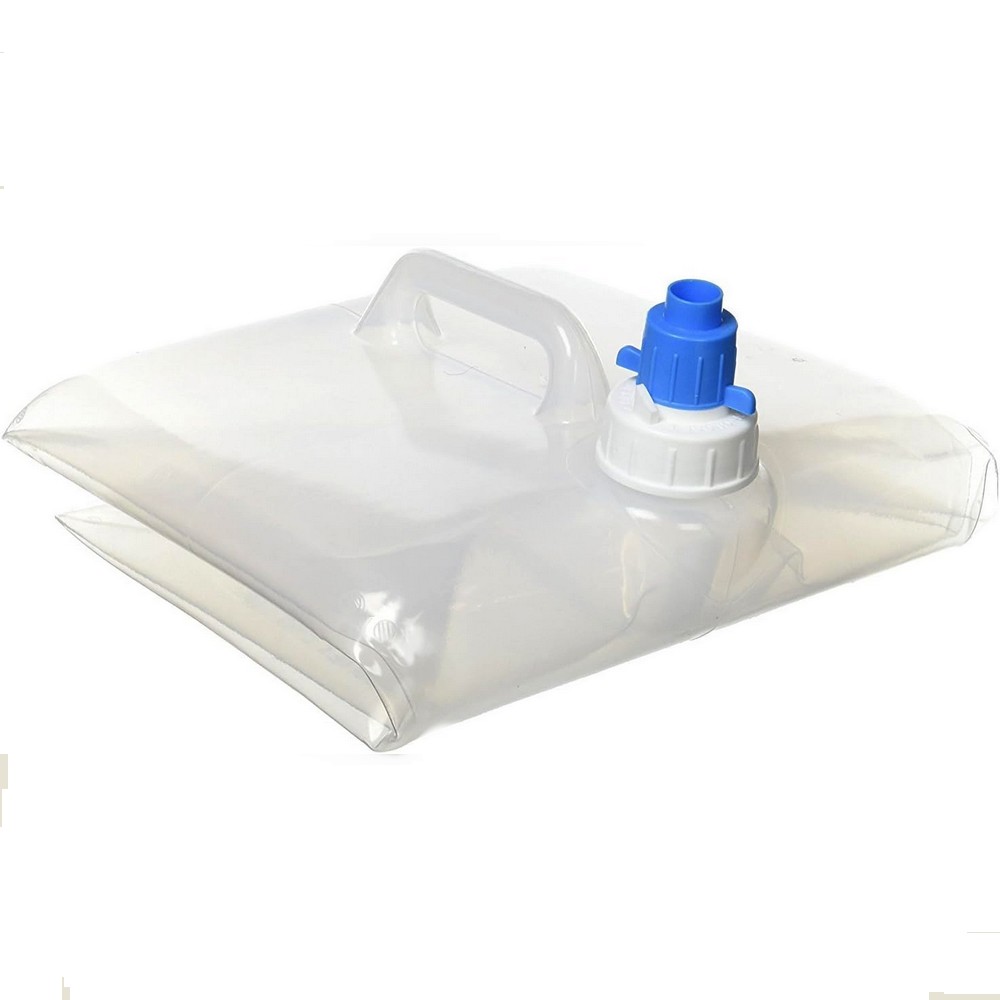 Bidon Pliable 15 Litre Eau Camping Robinet Pliant Reservoir