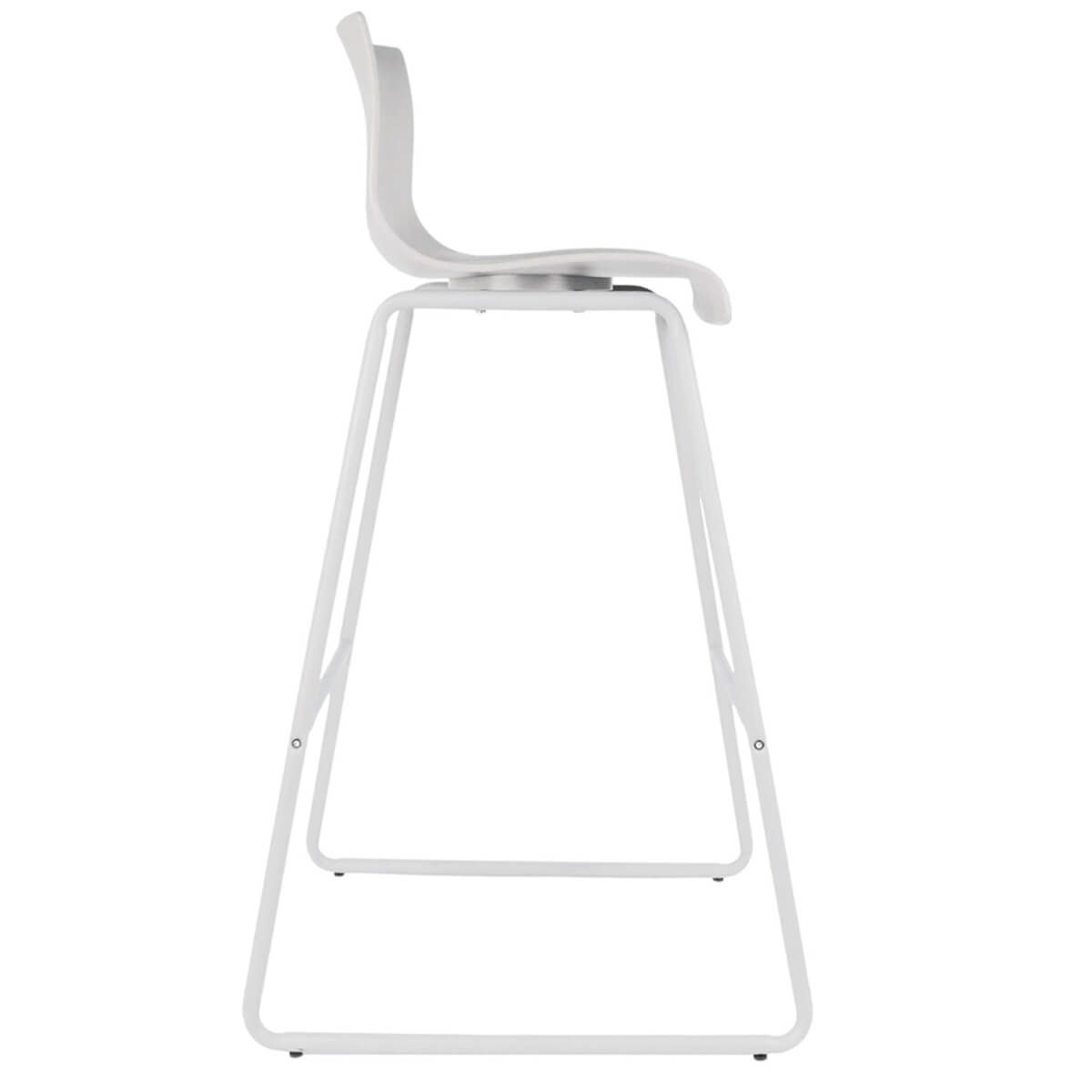 Novalie - Lot De 2 Chaises Hautes Blanches