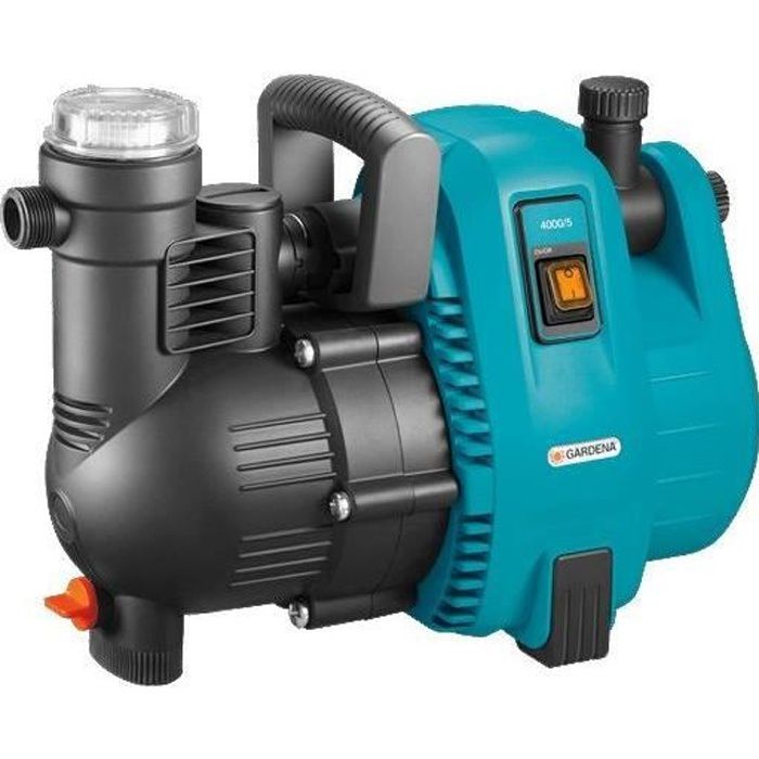 Gardena Pompe D'arrosage De Surface 4000/5 – 1000w – Débit Max 4000l/h (1732-20)