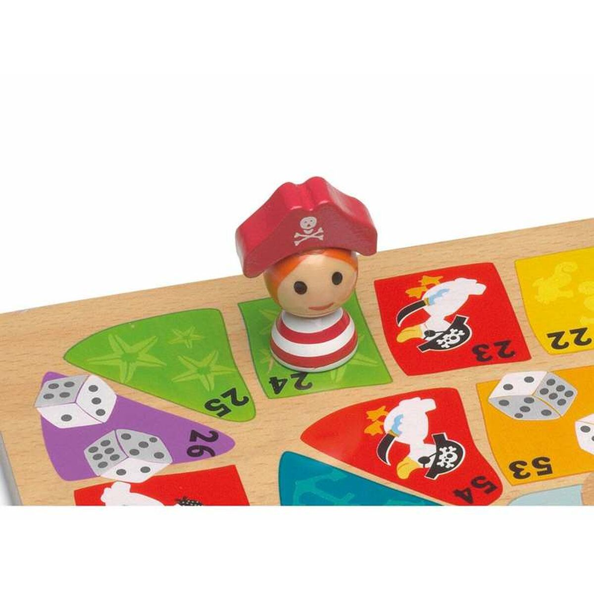 Jeu De Petit Chevaux Et De L'oie Cayro 29 X 29 Cm