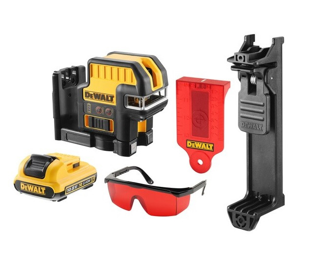 Niveau Laser En Croix Rouge 2 Points 10,8v Dce0822d1r Dewalt