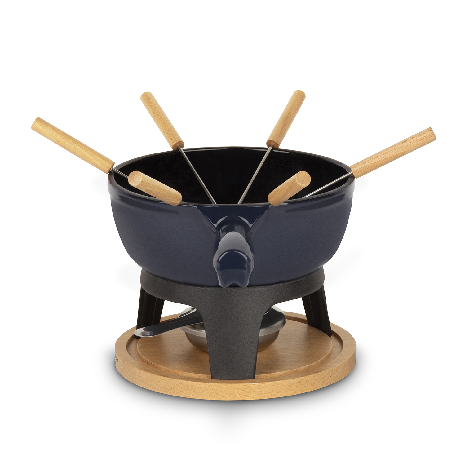 H.koenig Fondue 6 Personnes - Mont Joux - Couleur Bleu