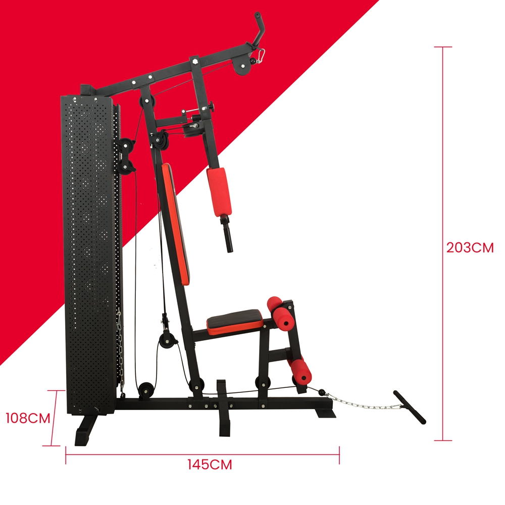 ZOOMYO Station De Musculation Basic 30 en 1,Poids Inclus,Pour Travailler Bras-Jambes