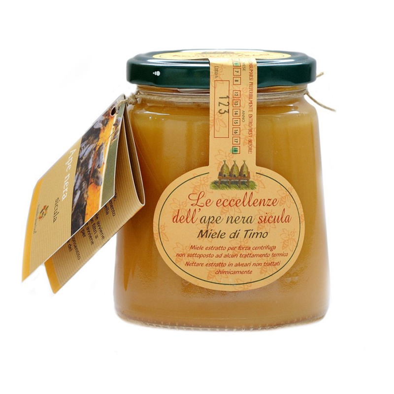 Miel De Thym Abeille Noire Sicilienne 400 Gr APICOLTURA  AMODEO CARLO