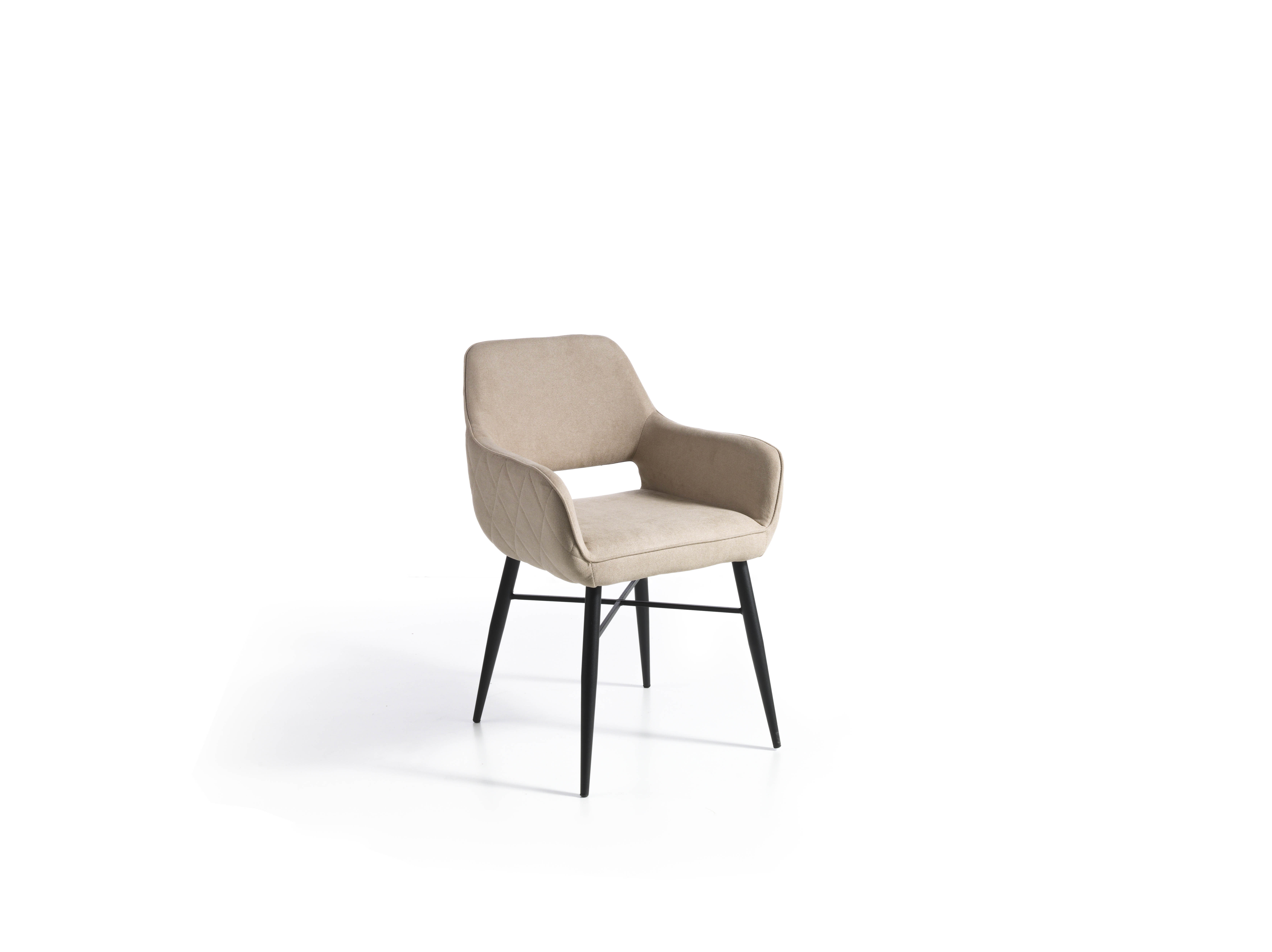 Momma Home - 2 X Fauteuil Lando En Tissu Couleur Sable