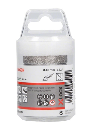 Foret À Sec Diamant X-lock Best For Ceramic Dry Speed Ø 40mm