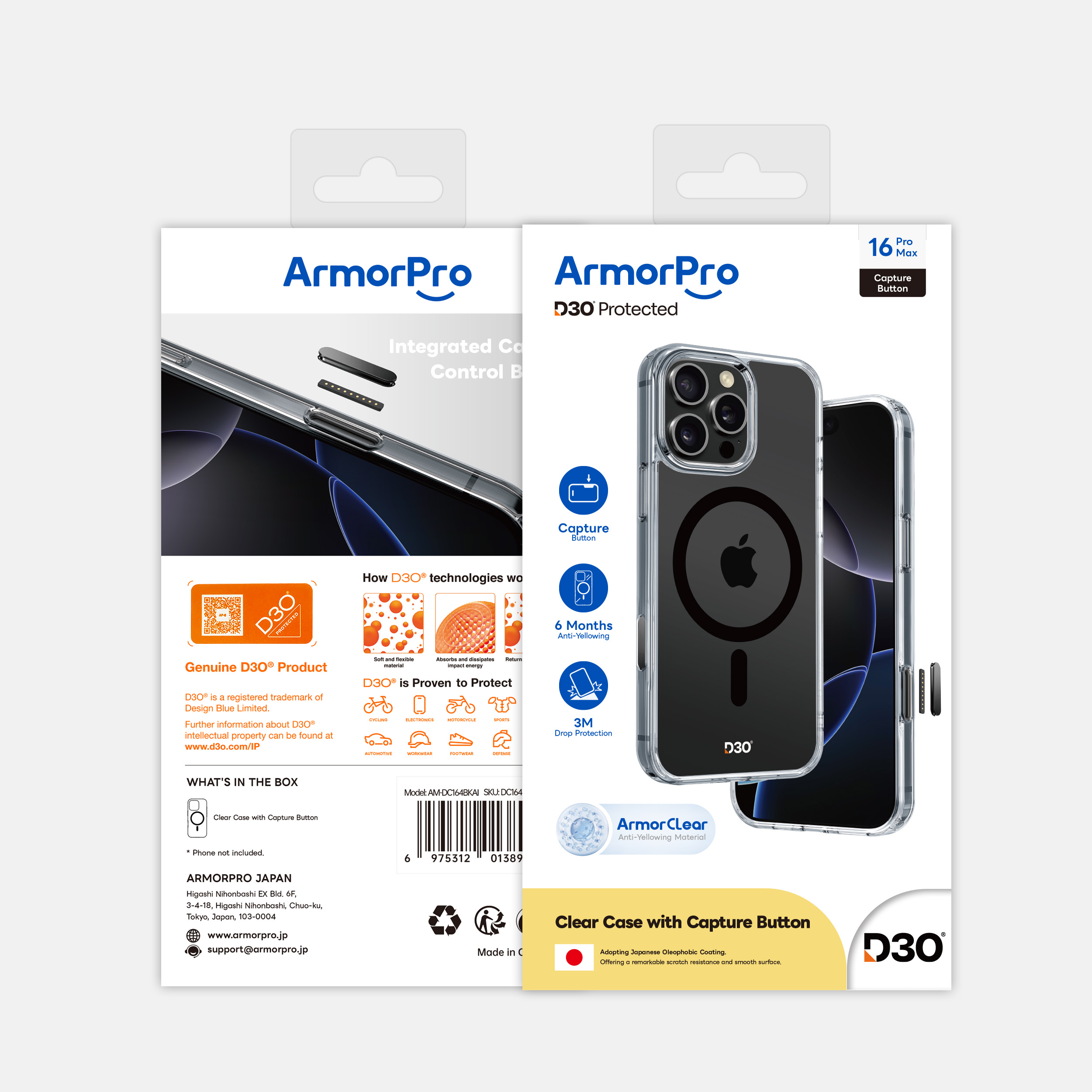 ArmorPro iPhone 16 Pro Max Back Cover Mobile Case