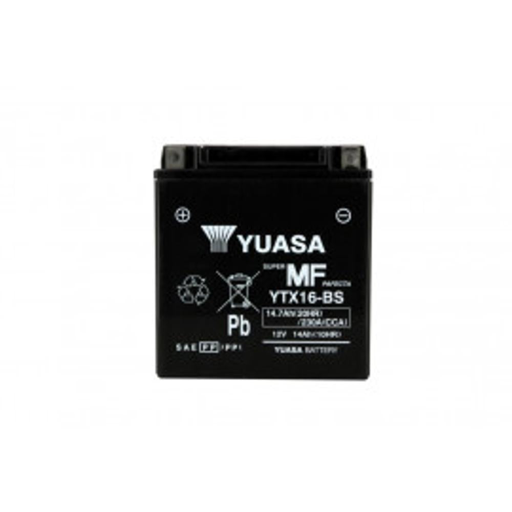 Batterie Ytx16-bs Agm - Sans Entretien - Livrée Avec Pack Acide