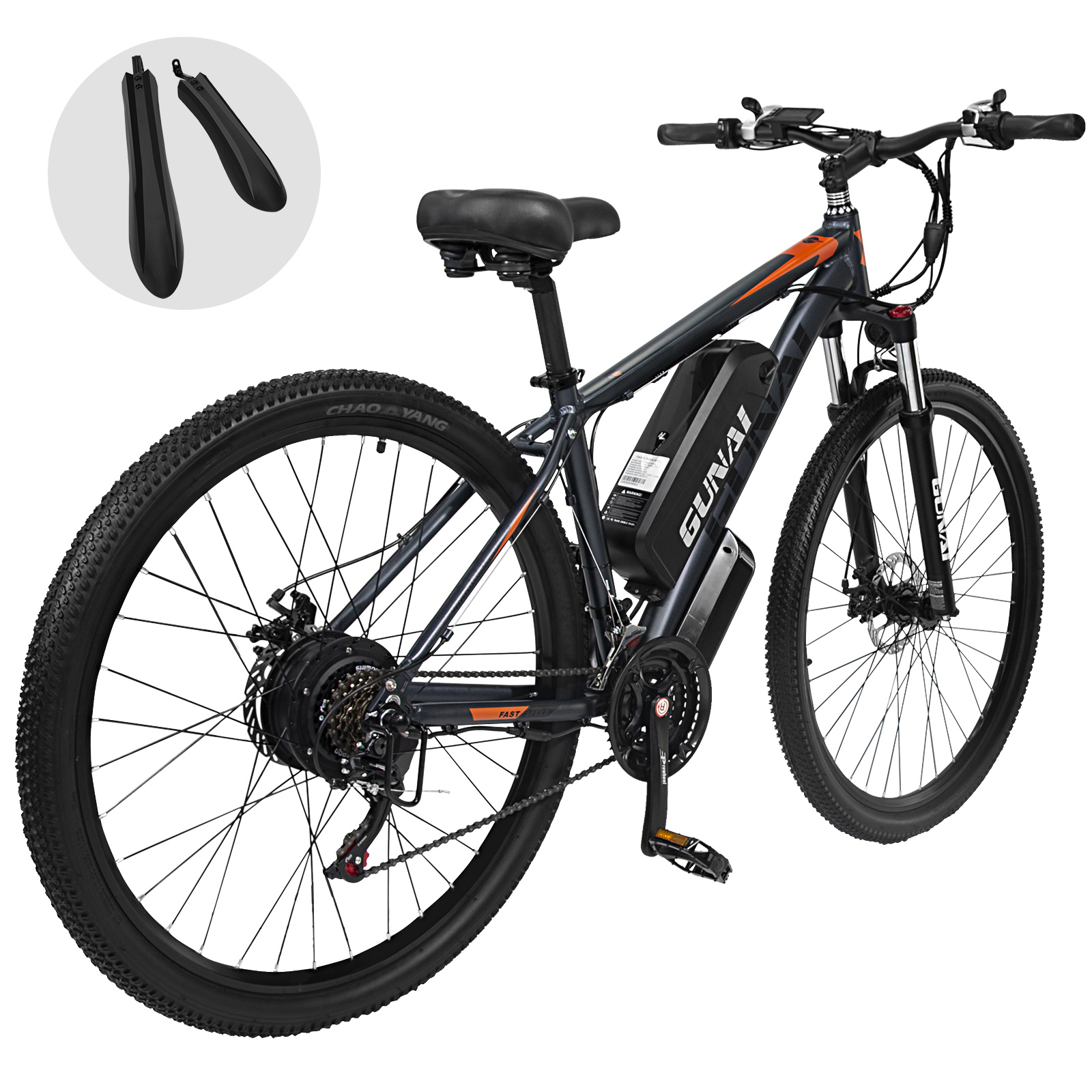 Vélo Électrique Trekking Gunai Gn29 - 750w 48v 15ah - 29" - Noir