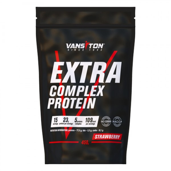 Протеин EXTRA 450 г Клубника Vansiton