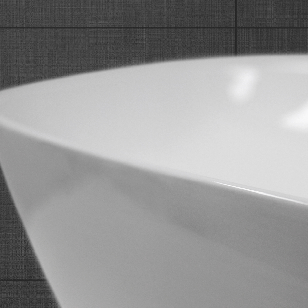 Vasque En Céramique Blanc Carré Avec Bonde De Vidage Salle De Bain 405x140 Mm
