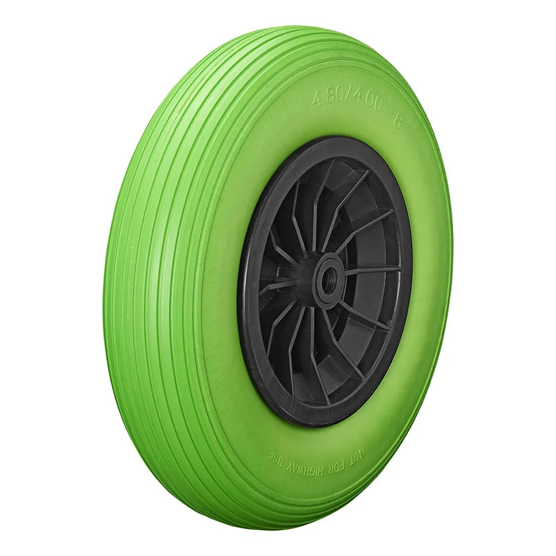 Roue Pu Avec Jante Plastique 16 Pouce 4.00-8