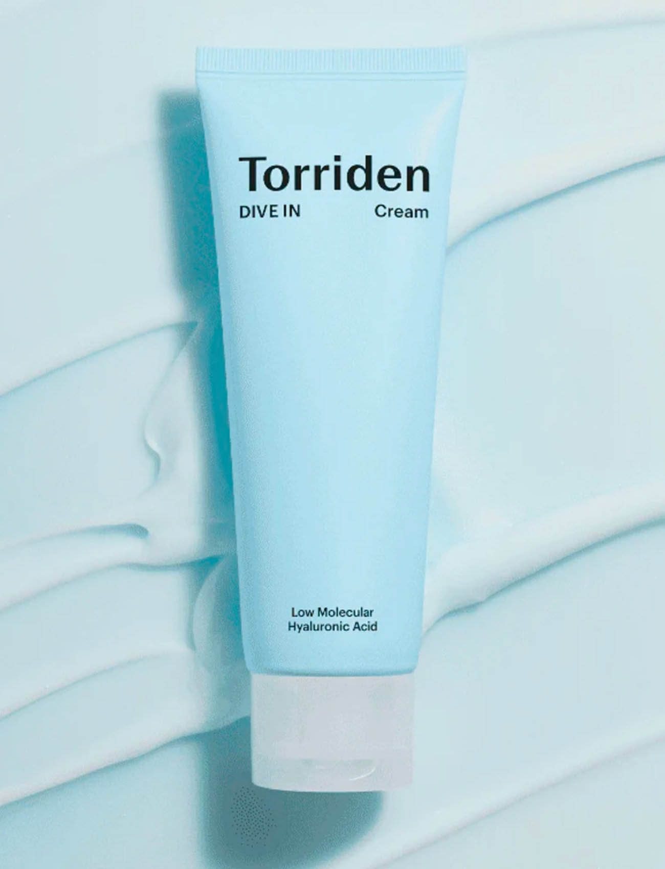Detail krému Torriden DIVE-IN Low Molecular Hyaluronic Acid Cream