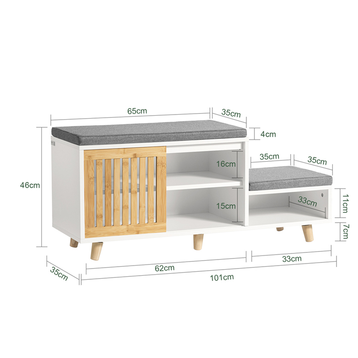 Banc À Chaussures Fsr125-wn