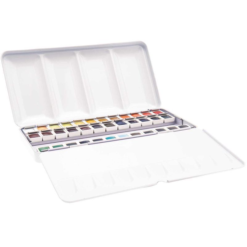 Mini Palette Aquarelle De 24 Couleurs : Palette Aquarelle