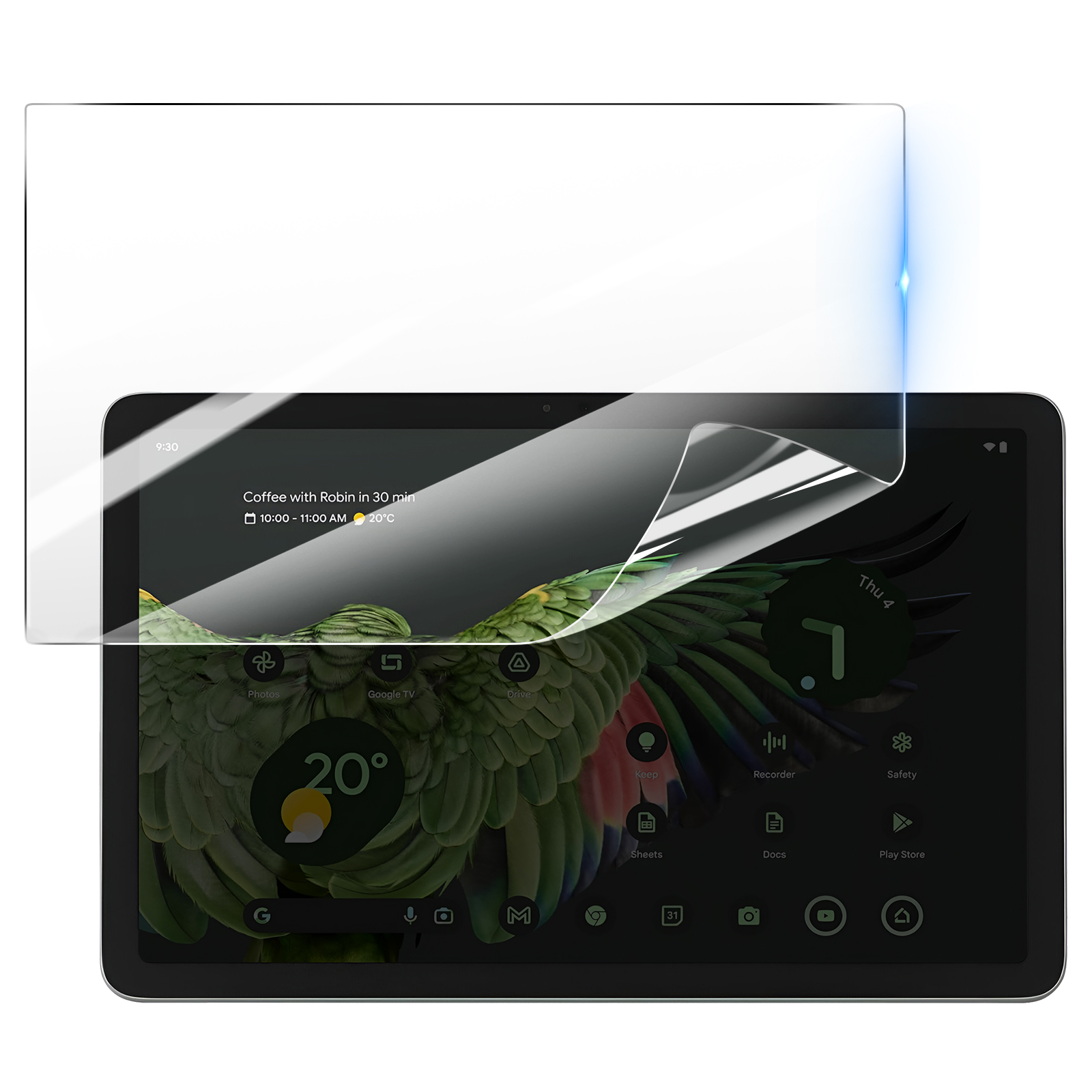 Protection Écran pour Google Pixel Tablet en Hydrogel Antichoc Transparent