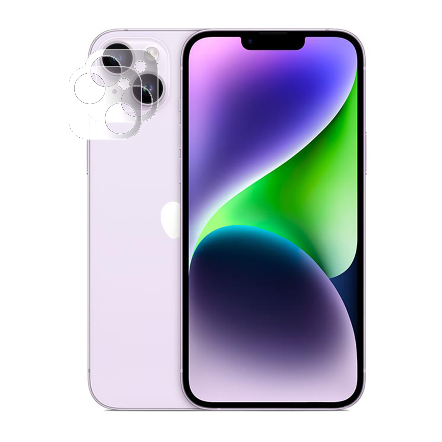 Lot De 2 Verre Trempé Camera, Protection D'objectif Arrière Pour Iphone 14 Plus 6.7" - Visiodirect -