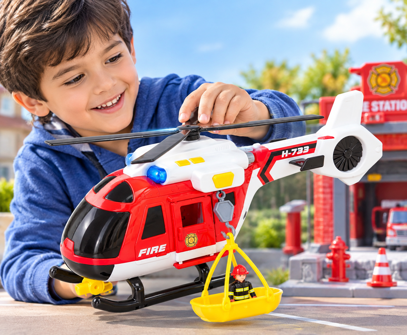Teamsterz Play Vehicle Helicopter
