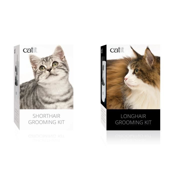 Cat It Trousse De Toilettage A Poil Long - Blanc - Pour Chat