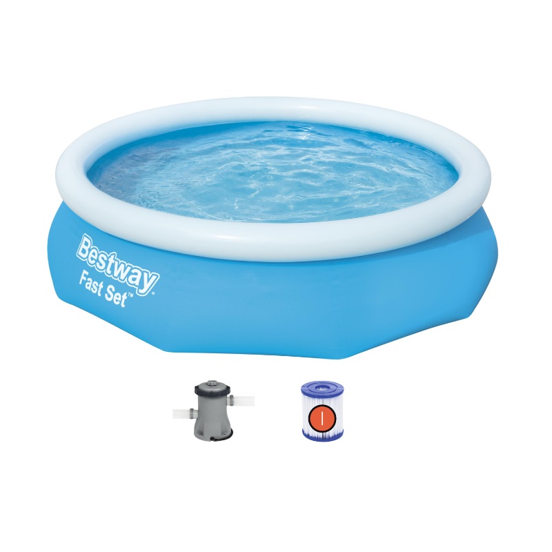 Bestway Above-Ground Pool 76 Cmx305 Cmx305 Cm,3 Person,Blue