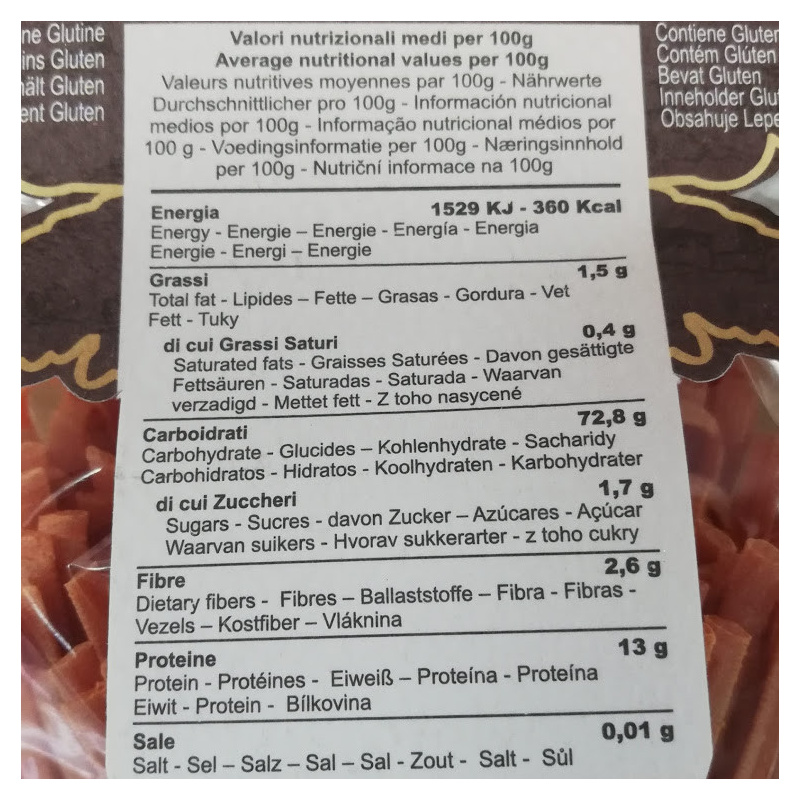 Pâtes Linguine Au Piment Rouge 500 Gr LA FABBRICA DELLA PASTA DI GRAGNANO