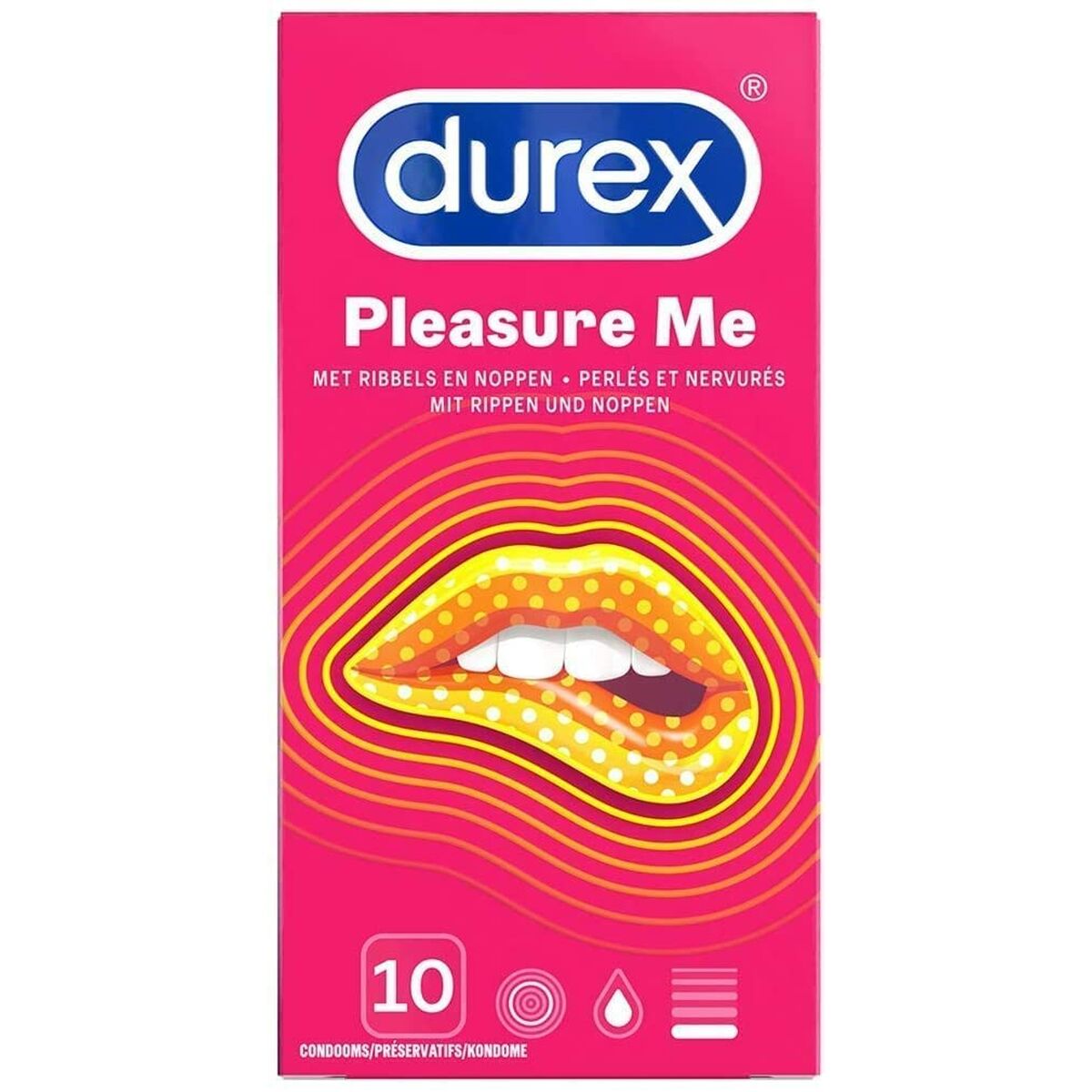 Préservatifs Durex Pleasure Me 10 Pcs