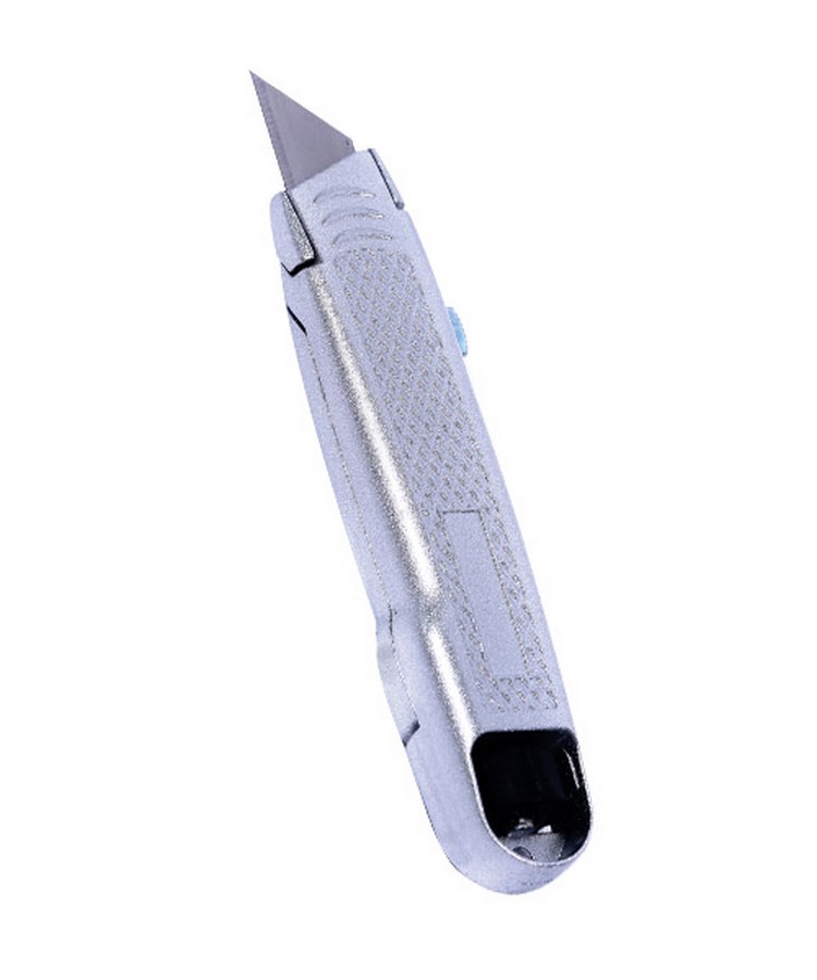 Rox® utility knife - retractable blade - cast zinc