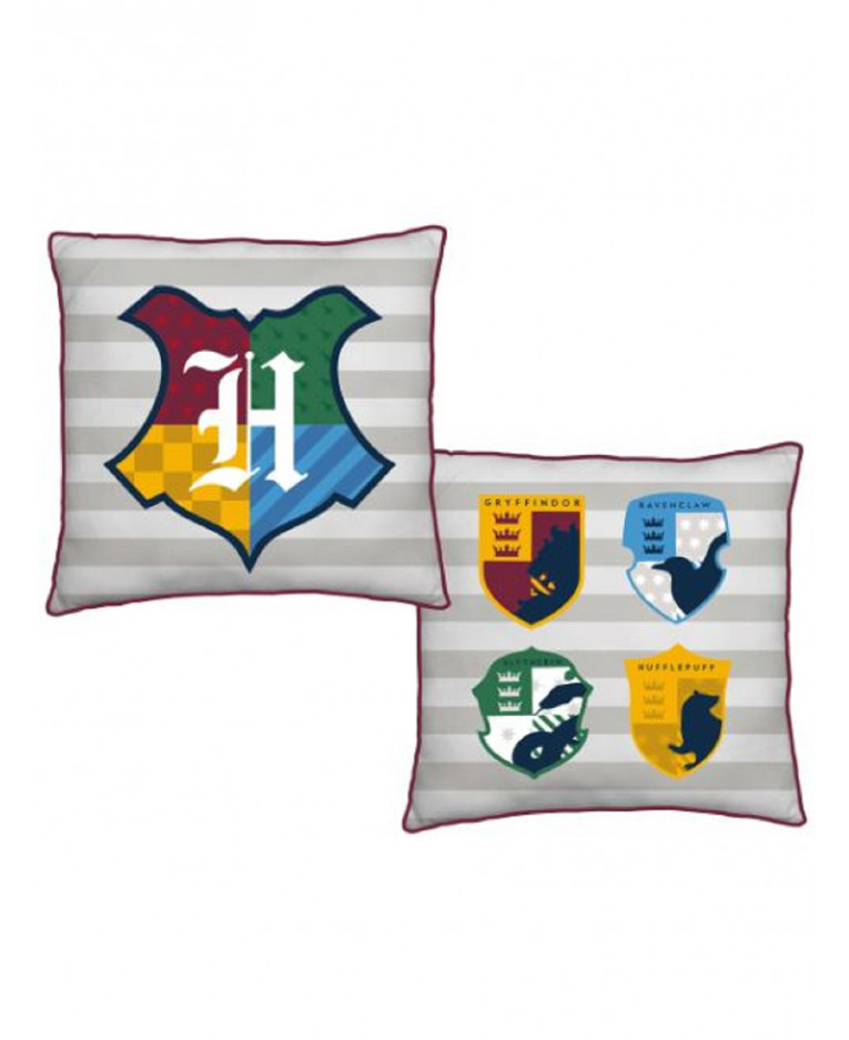Coussin - Harry Potter, Les 4 Maisons - 40cm X 40cm