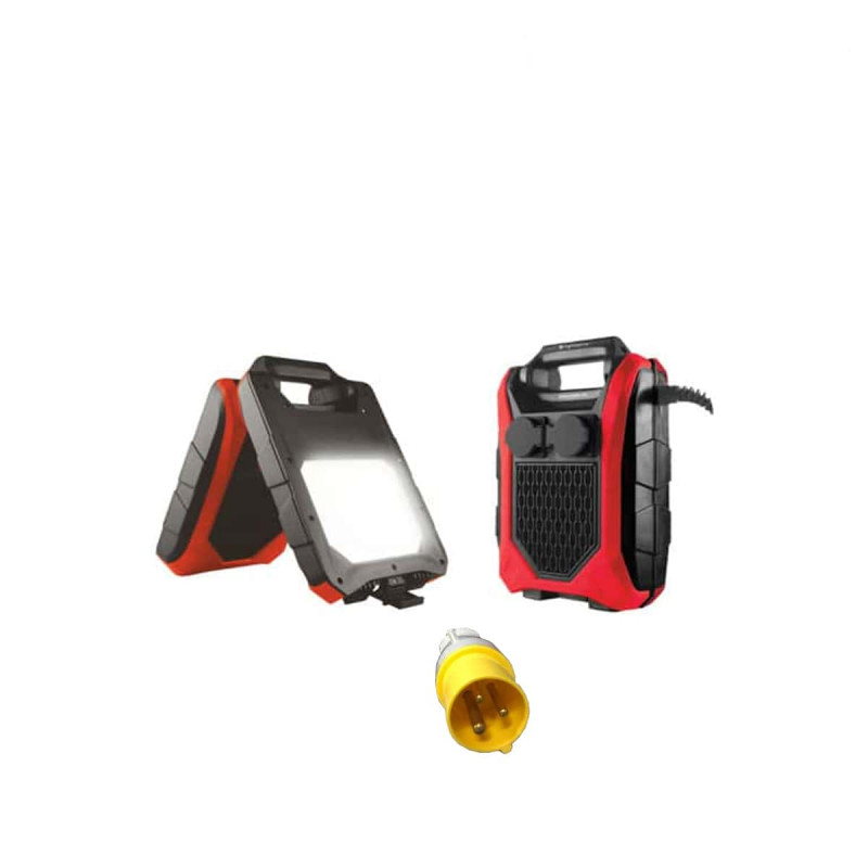 Projecteur De Travail Nightsearcher Pliable Galaxy Ac 6000 Lumens