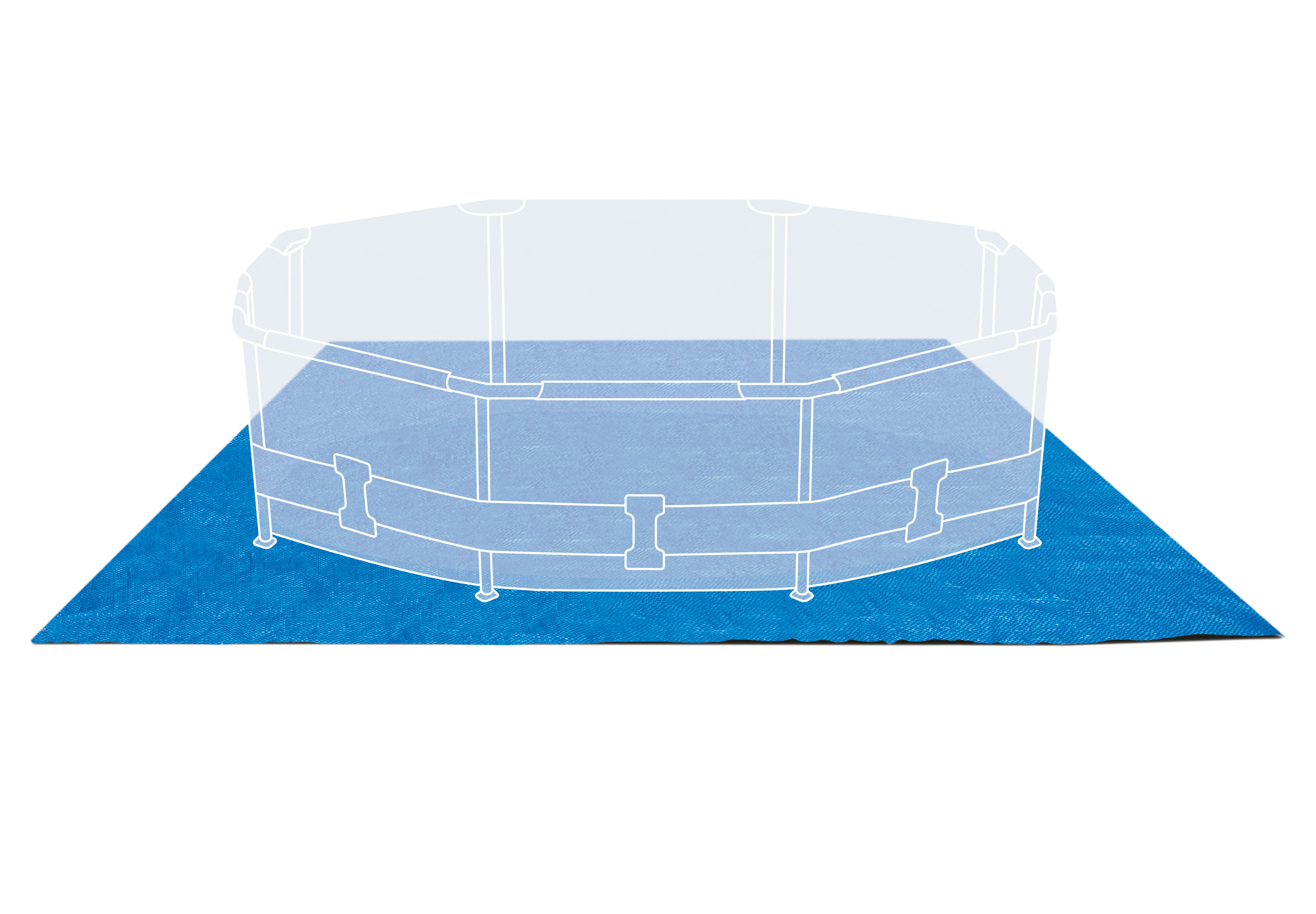Intex Above-Ground Pool Cover,Automatic,Multicolor