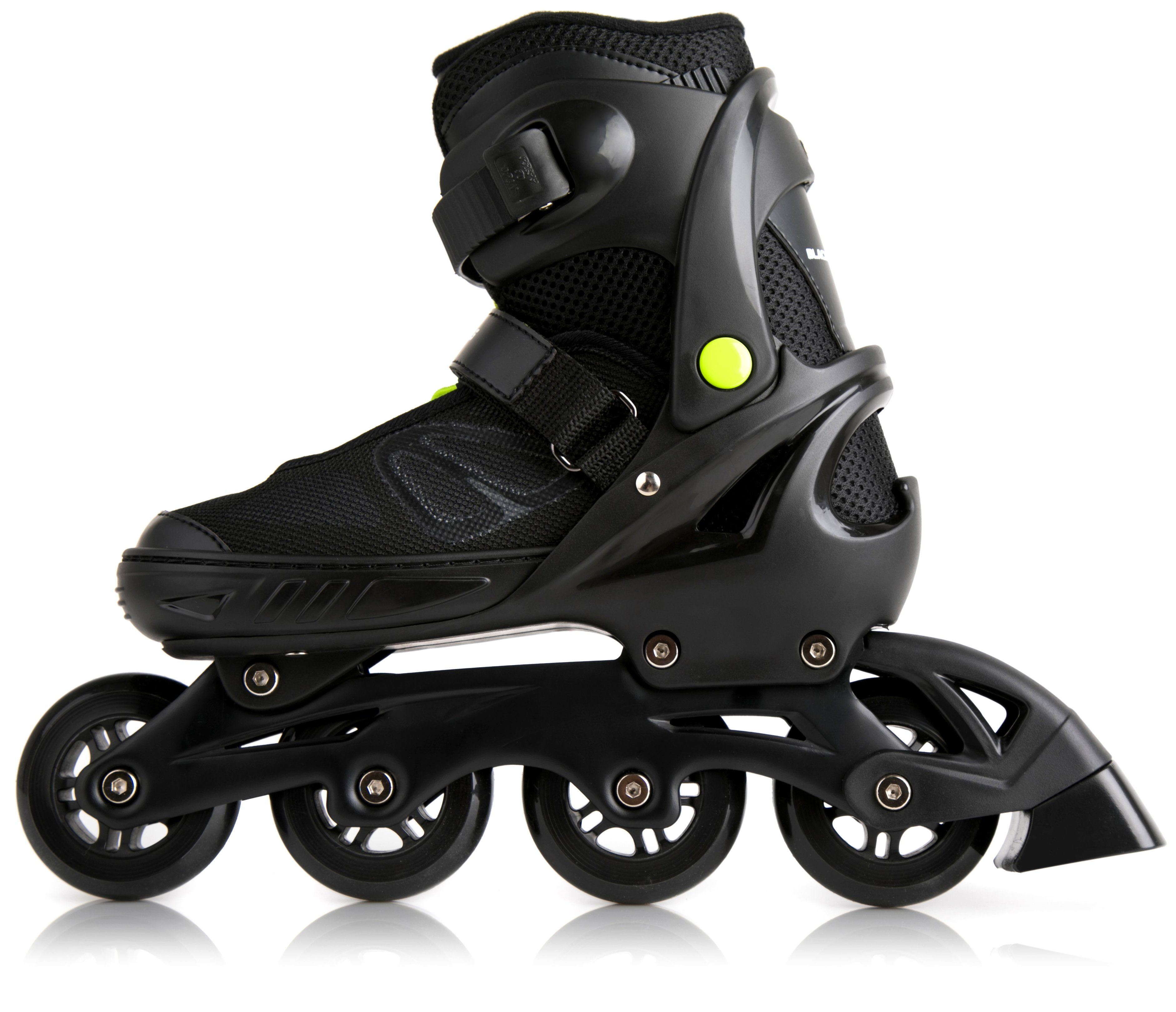 Patins À Roulettes Réglables Blackwheels Sonic Noir-vert Taille 40-43