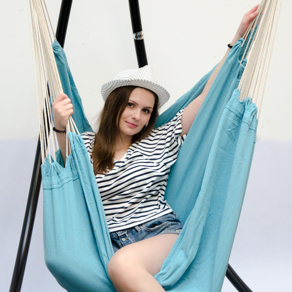 Hamac Xxl Pour Toute La Famille Poids Max. Supporté 150 Kg Siège De Toile Suspendue 190x140cm