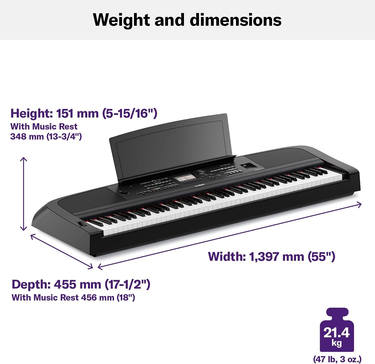 Yamaha 88 Keys Digital Piano
