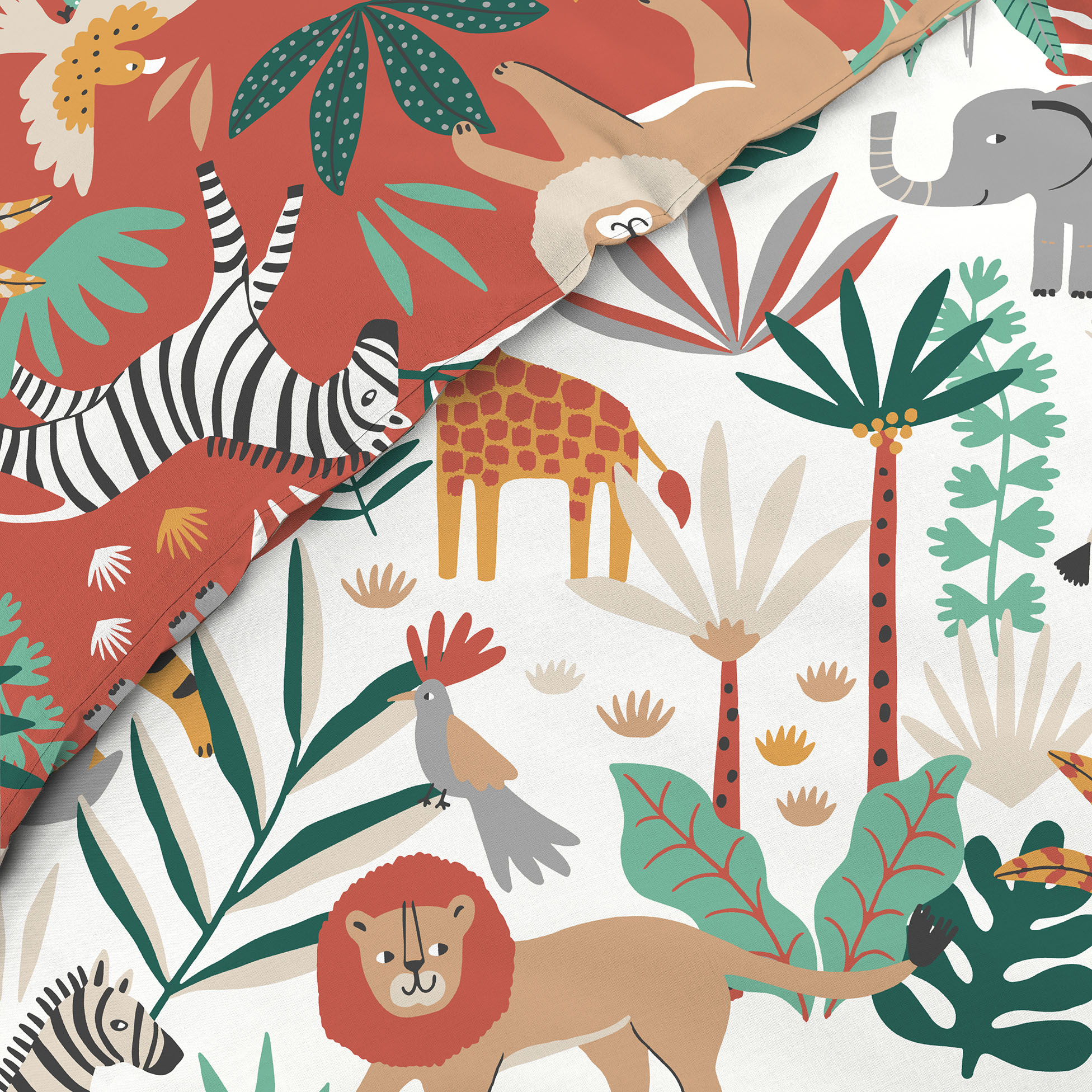 Housse De Couette Petit Lionceau 140x200cm à Prix Carrefour