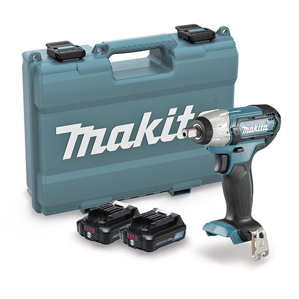 Boulonneuse À Chocs 12v 2x2 Ah Li-ion Cxt 1/2 Avec Coffret Tw141dsae Makita