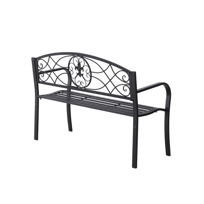 Banc De Jardin Louise Noir